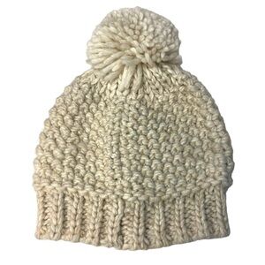 Raffaello Bettini Italy Cream Knitted Hat